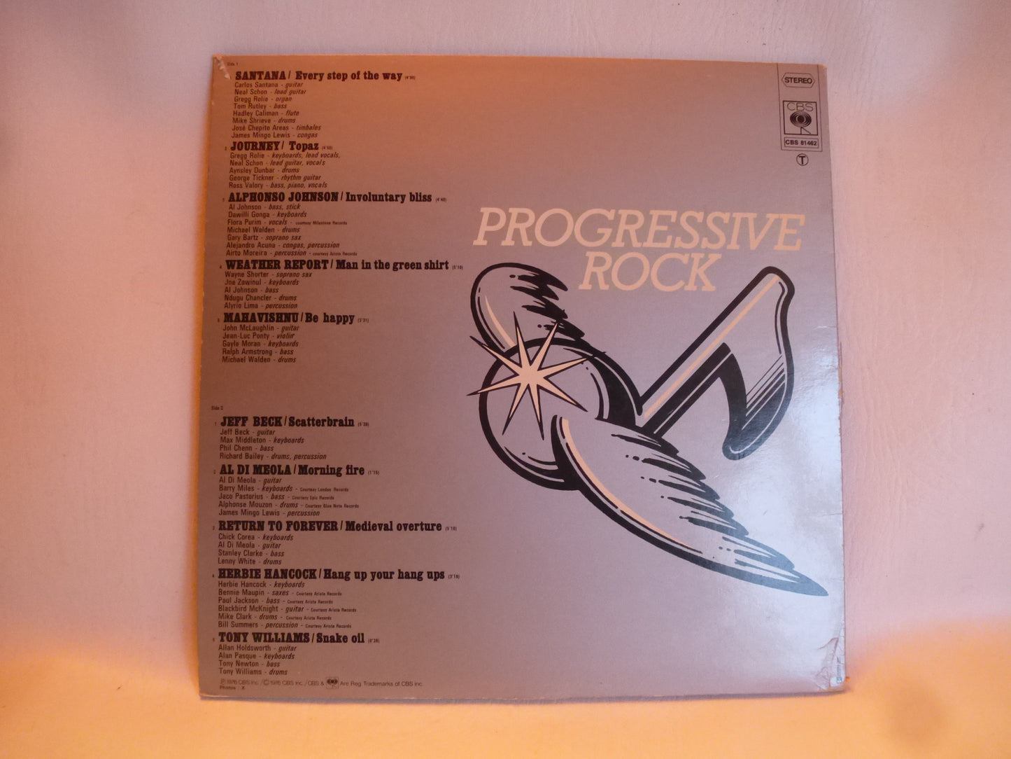 Progressive-Rock-Platte mit 33 U/min aus dem Jahr 1976