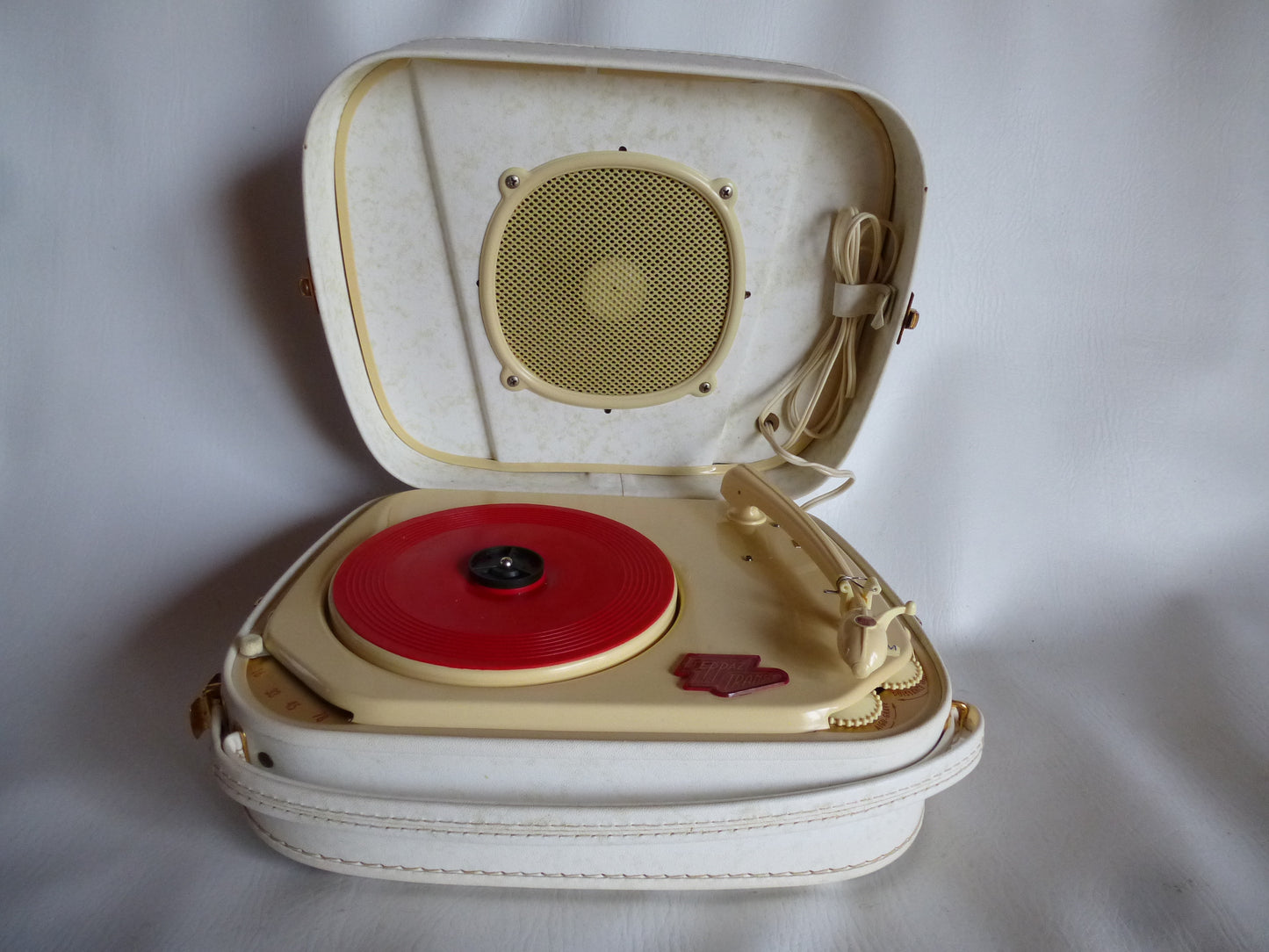 „Vintage“ batteriebetriebenes Elektrophon Teppaz Transit