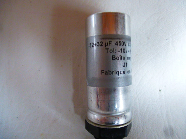condensateur chimique 2x32uf/450v