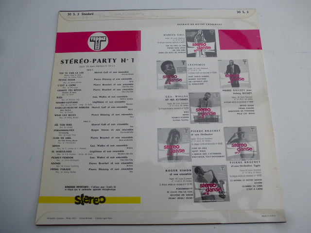 Teppaz 33 rpm record "Stereo party No. 1"