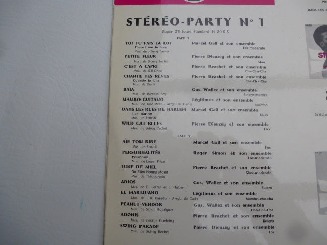 Teppaz 33 rpm record "Stereo party No. 1"