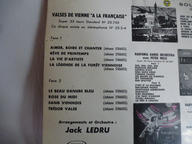 33 rpm record 25cm Teppaz "Vienna Waltzes"