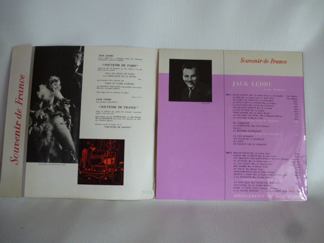 Teppaz 33 rpm album record "Souvenir de France"