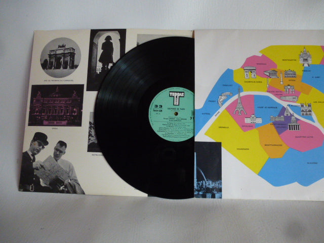 Teppaz 33 rpm album disc "Souvenir de Paris"