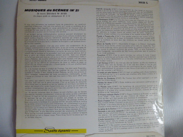 Teppaz 33 rpm record “Stage Music No. 2”