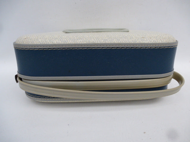 Electrophone à lampes Teppaz Oscar bleu et crème de 1962