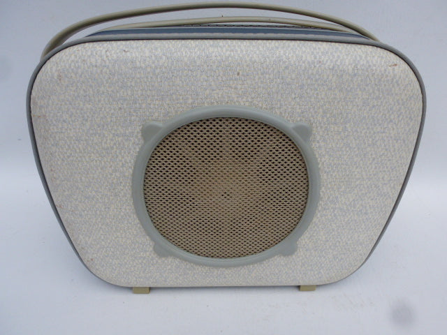 Electrophone à lampes Teppaz Oscar bleu et crème de 1962