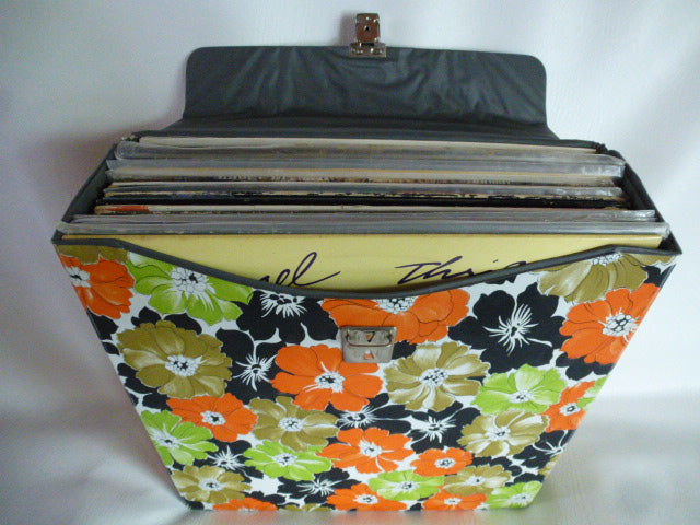 valise de rangement pour disques vinyles