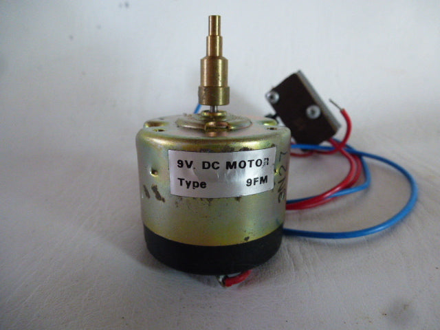 9-V-Elektrophonmotor für BSR-Plattenspieler und Teppaz-Elektrofone