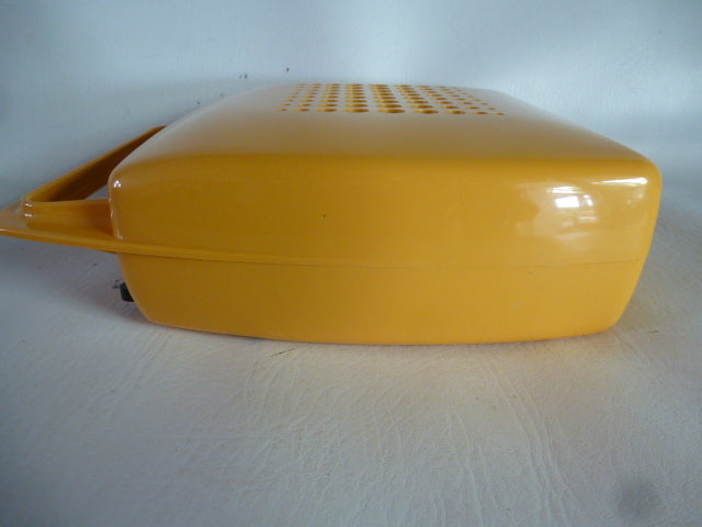 Mange-disques Penny piles secteur jaune