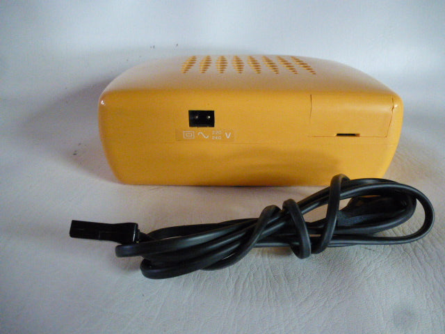 Mange-disques Penny piles secteur jaune