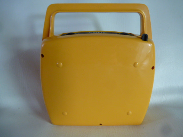 Mange-disques Penny piles secteur jaune