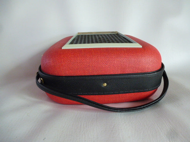 Electrophone Teppaz Tourist rouge et noir piles/secteur