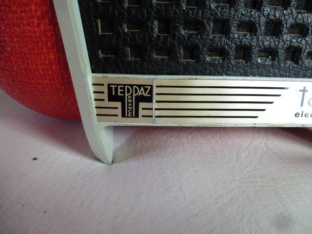 Electrophone Teppaz Tourist rouge et noir piles/secteur