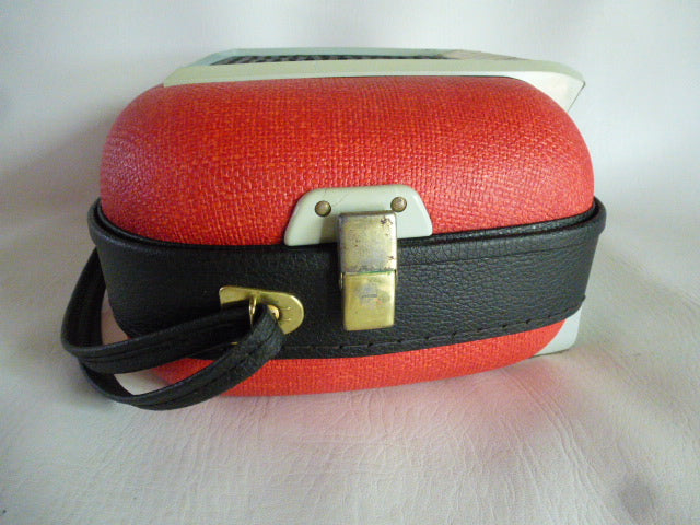 Electrophone Teppaz Tourist rouge et noir piles/secteur
