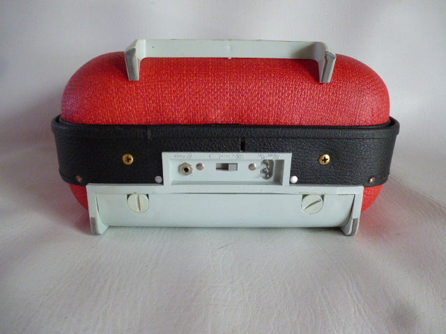 Electrophone Teppaz Tourist rouge et noir piles/secteur