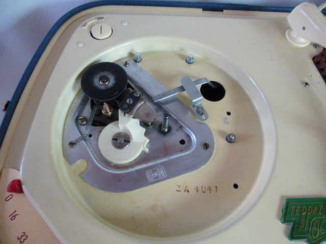 Electrophone vintage Teppaz Octave bleu air France