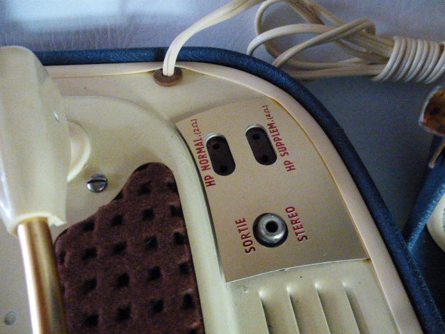 Electrophone vintage Teppaz Octave bleu air France