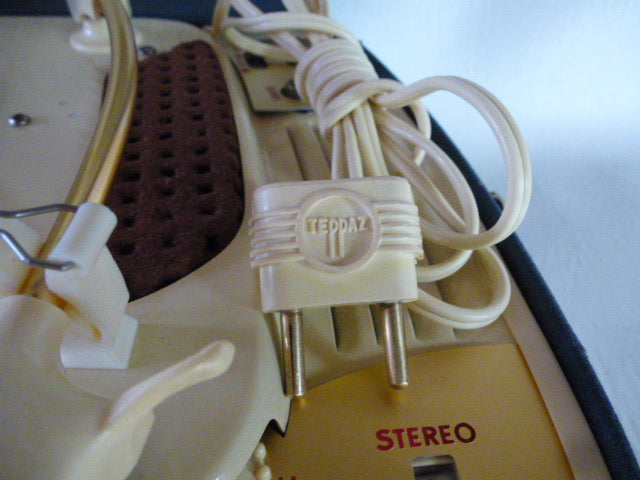 Electrophone vintage Teppaz Octave bleu air France