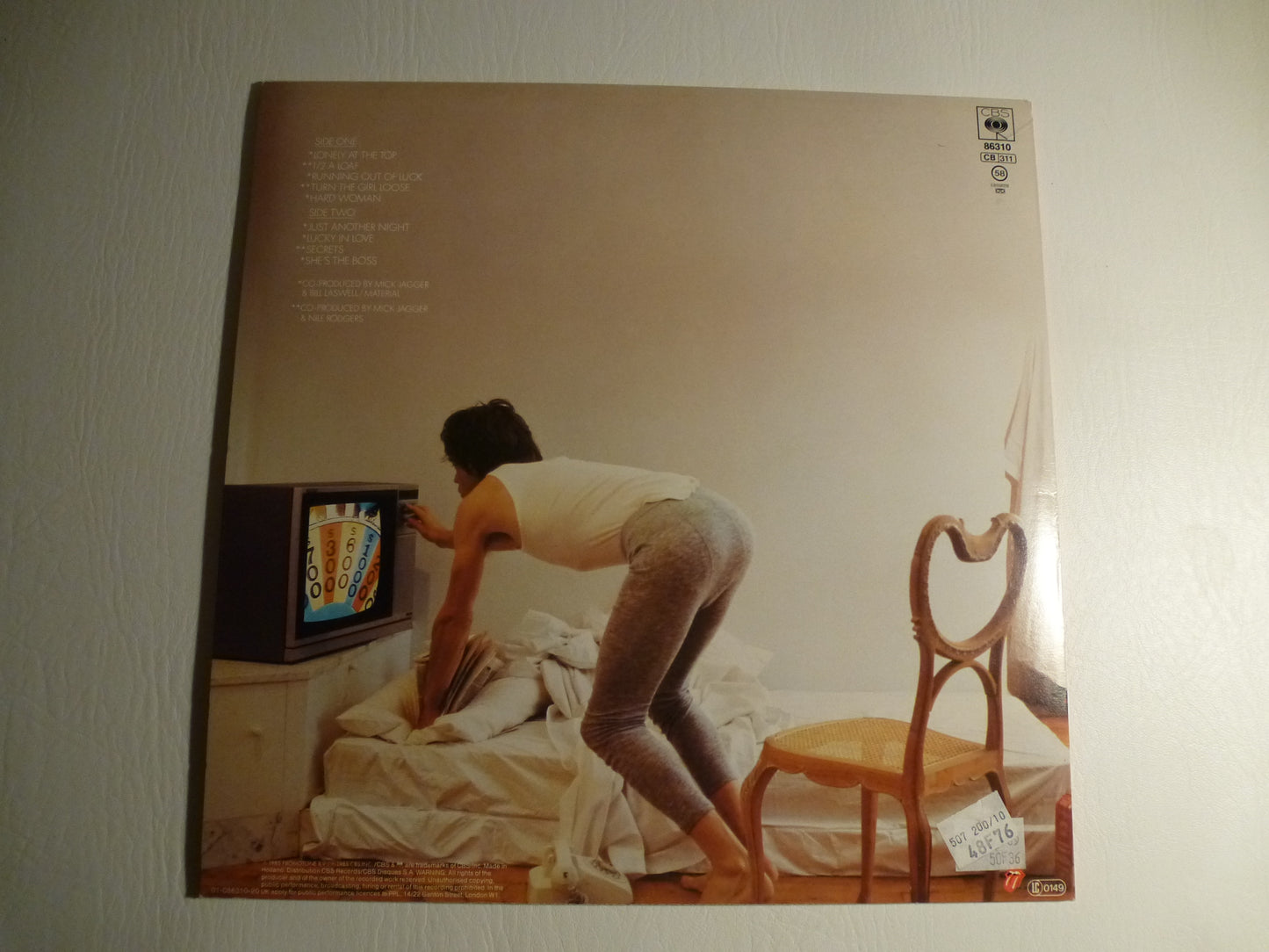 33 U/min-Platte Mick Jagger „She’s the Boss“