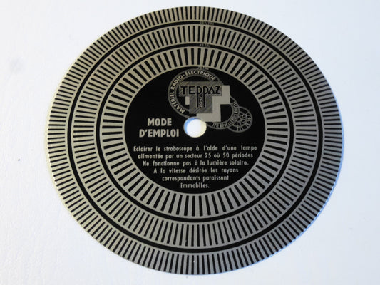 Teppaz 3 Speed Strobe Disc