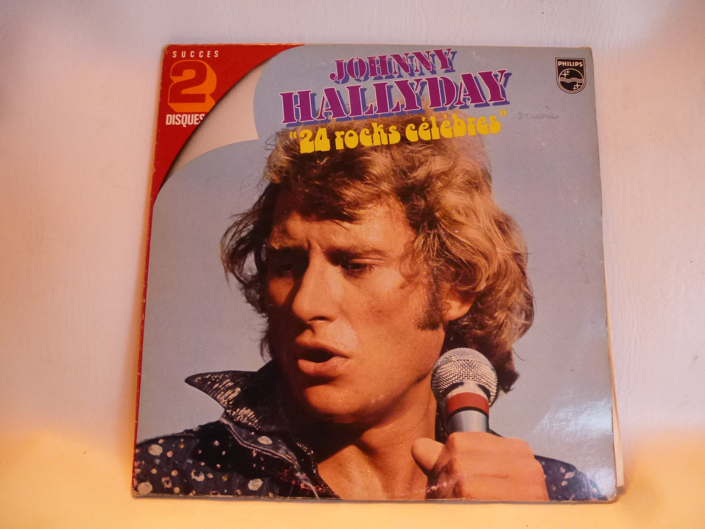 double 33 rpm Johnny Hallyday “24 Famous Rocks”