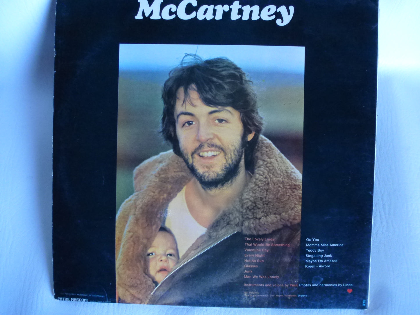 33 U/min Schallplatte Paul Mc Cartney „Mc Cartney“