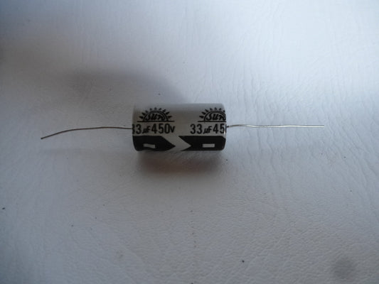 Axial chemical capacitor 33uf-450v