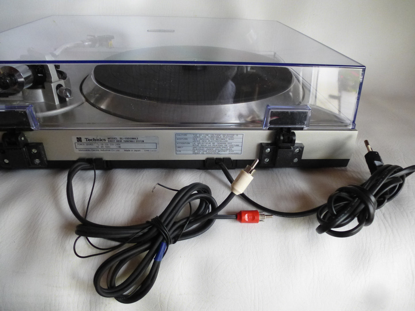 Platine disque Technics SL-1500MK2