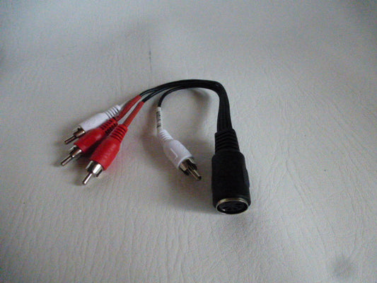 DIN/RCA-Adapter-Audiokabel