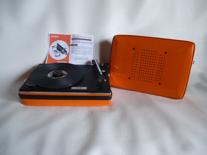 Electrophone Teppaz modèle Teppy orange