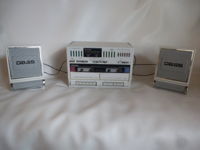 Combo radio double cassettes Toshiba RT-7077