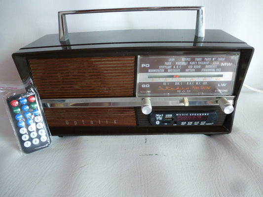 Poste radio de table « Vintage » Optalix Studio  » bluetooth »