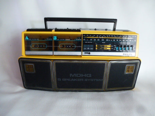 Radio double cassette boombox Philips D8303