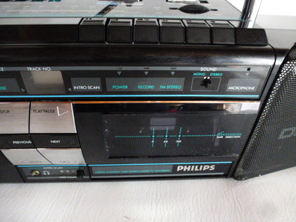 Radio cassette CD boombox « vintage » Philips D8884