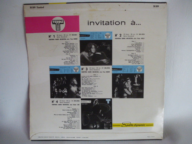 Disque 33 tours Teppaz "invitation à...N°5"