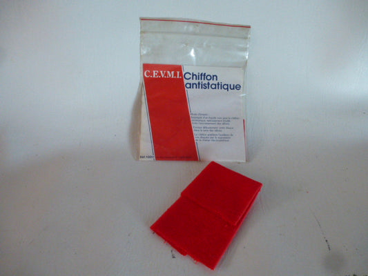 Chiffon antistatique pour disques