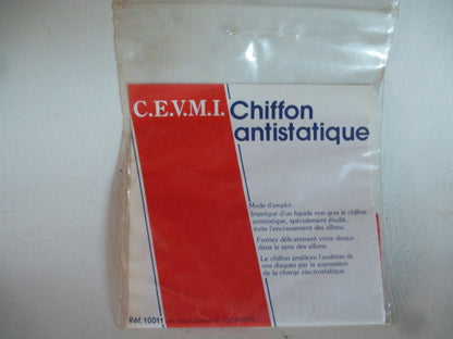 Chiffon antistatique pour disques