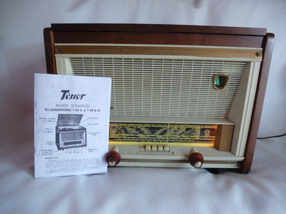 Combiné radiophono à lampes Ténor T48A "FM et bluetooth"