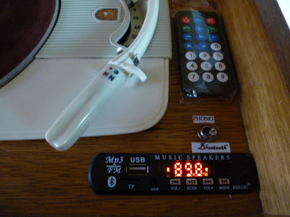 Combiné radiophono à lampes Ténor T48A "FM et bluetooth"