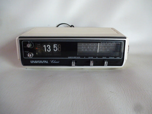 Universal classic "vintage" alarm clock radio
