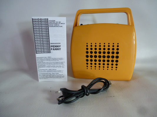 Mange-disques Penny piles secteur jaune