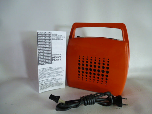 Mange-disques Penny piles secteur orange