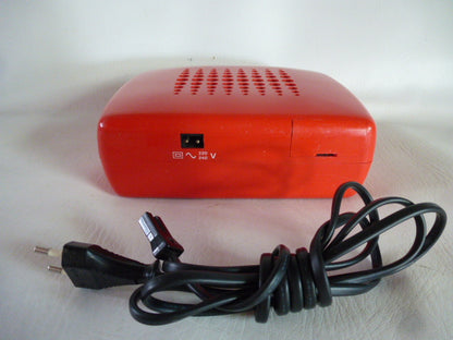 Mange-disques Penny piles secteur rouge