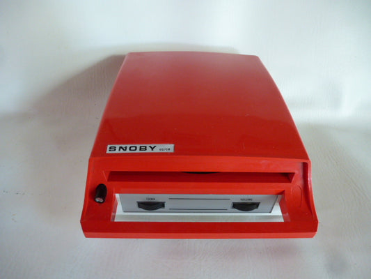 mange disques Snoby piles/secteur rouge