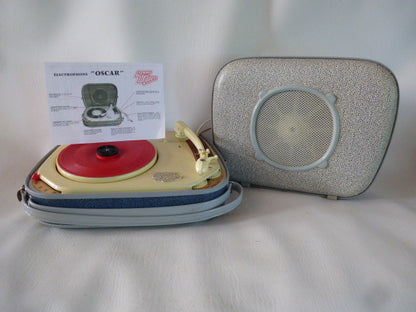 Electrophone « vintage » à lampe Teppaz oscar