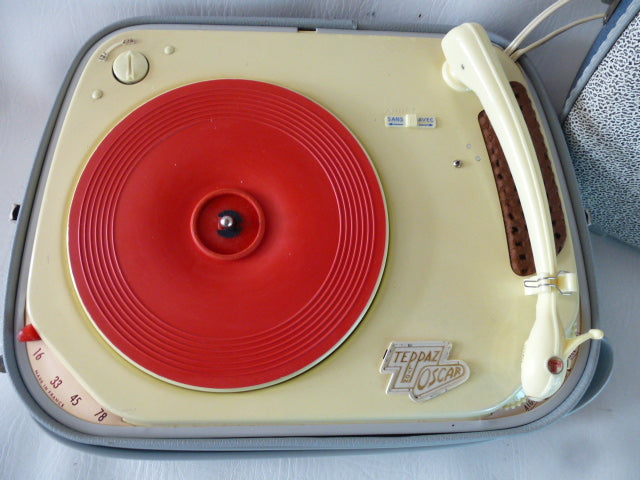 Electrophone « vintage » à lampe Teppaz oscar