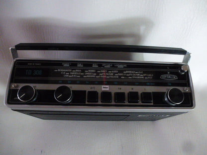 Optalix TO308 FM vintage radio brown