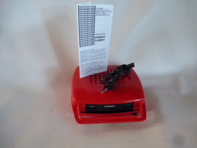 Penny record player, red mains batteries 