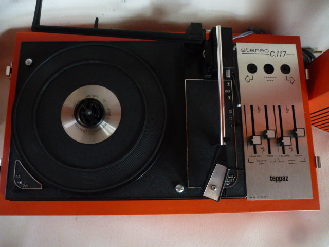 Teppaz STC117 Stereo Record Player with Auto Changer